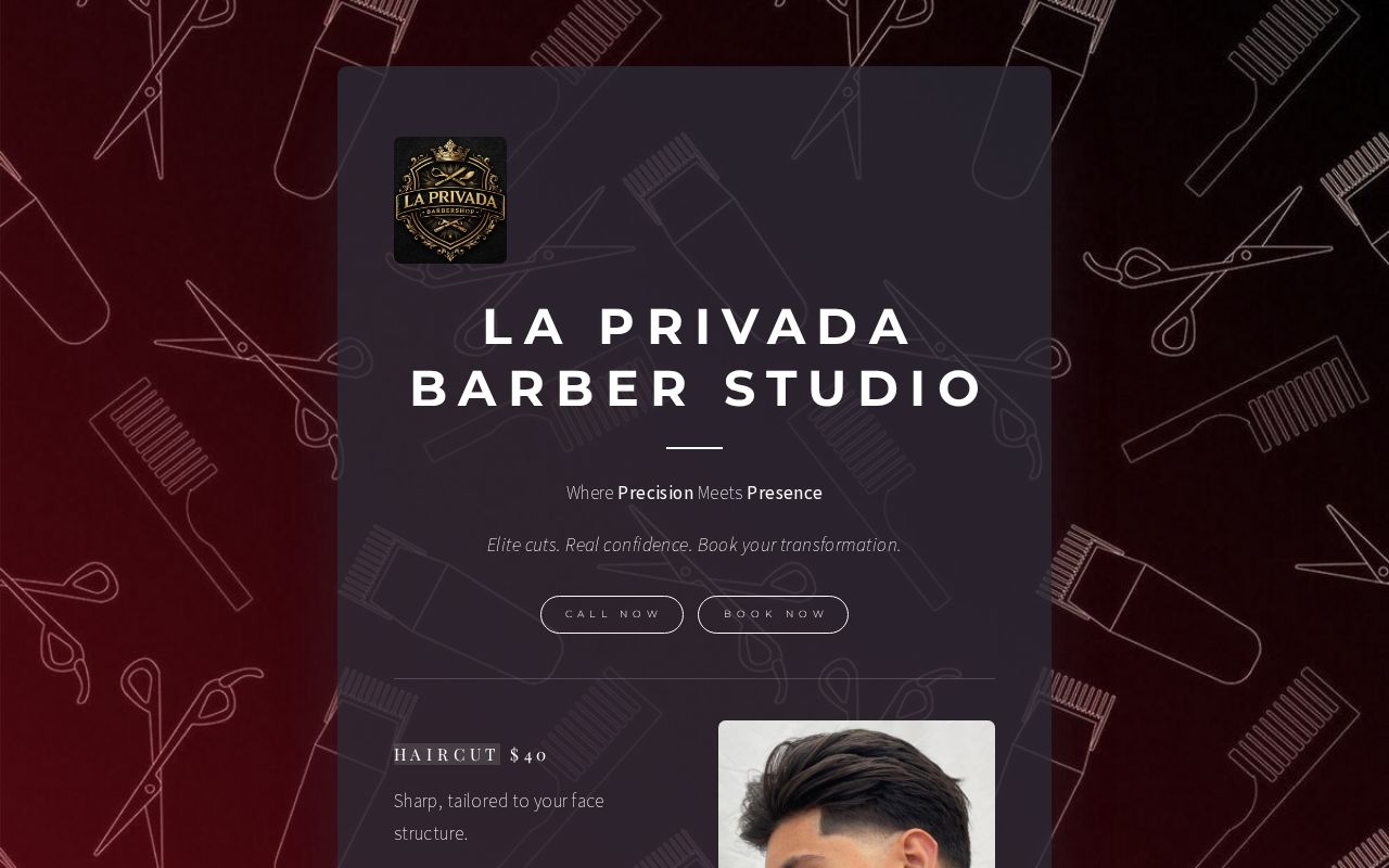 Carrd profile picture for @barbers